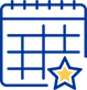 icon calendar star