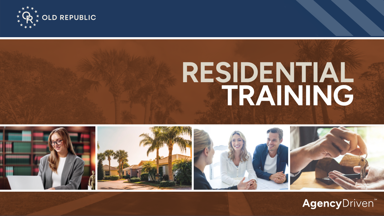 Residential Training