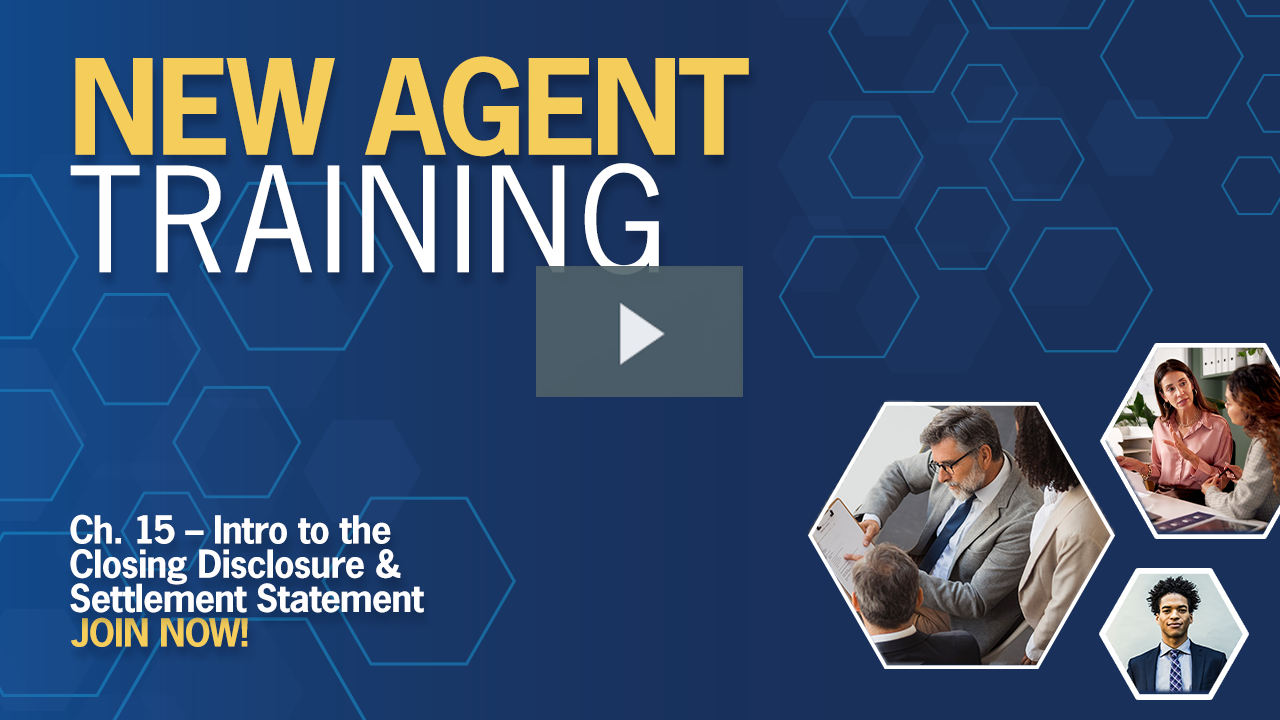 Intro to the Closing Disclosure & Settlement Statement
